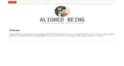 Desktop Screenshot of alignedbeing.com